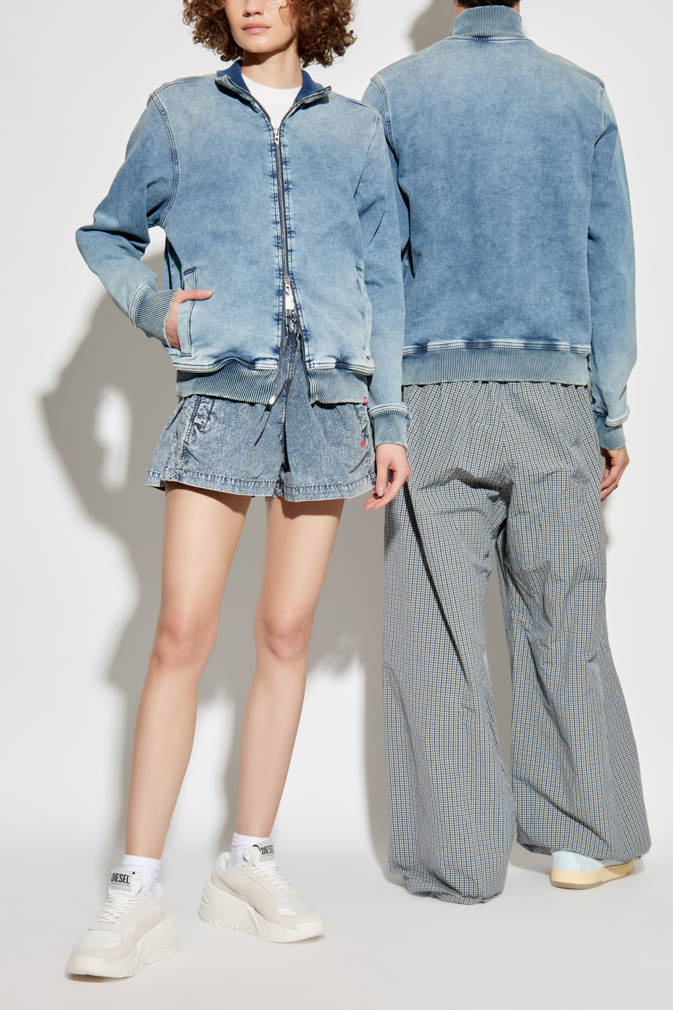 Blue Denim jacket `D-BUZYE-S TRACK` Diesel - Vitkac AS